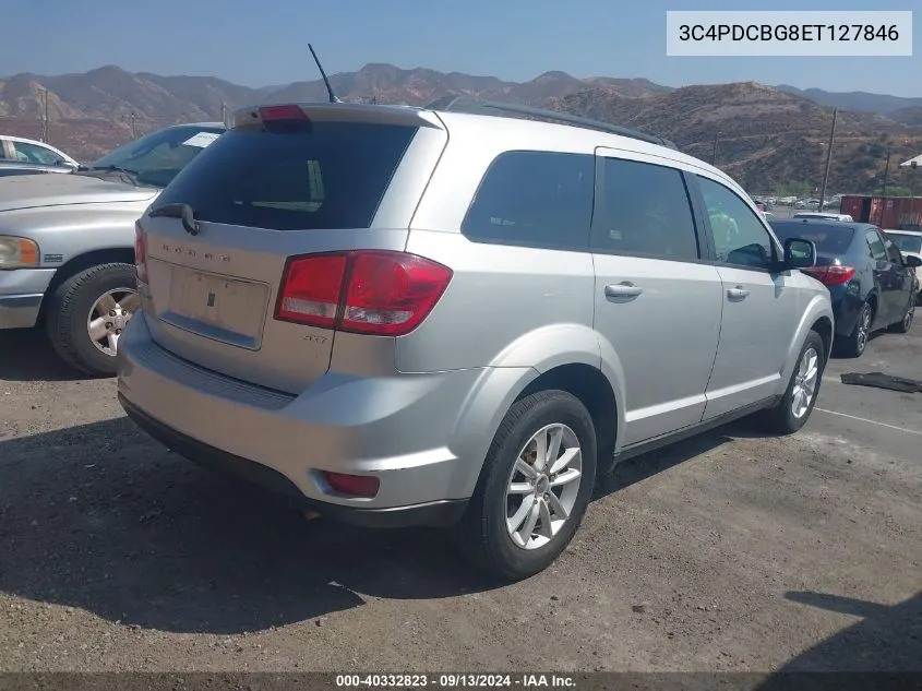 2014 Dodge Journey Sxt VIN: 3C4PDCBG8ET127846 Lot: 40332823