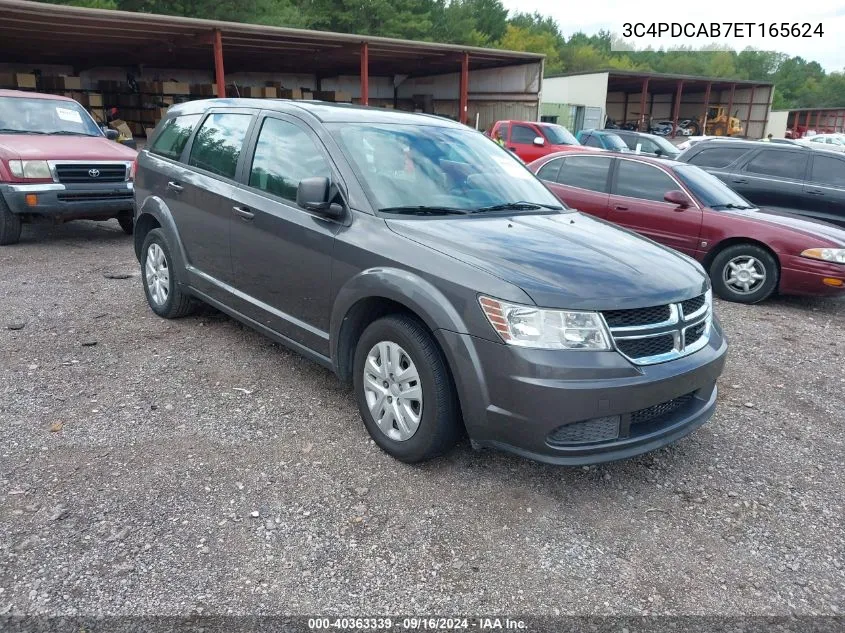 2014 Dodge Journey American Value Pkg VIN: 3C4PDCAB7ET165624 Lot: 40363339