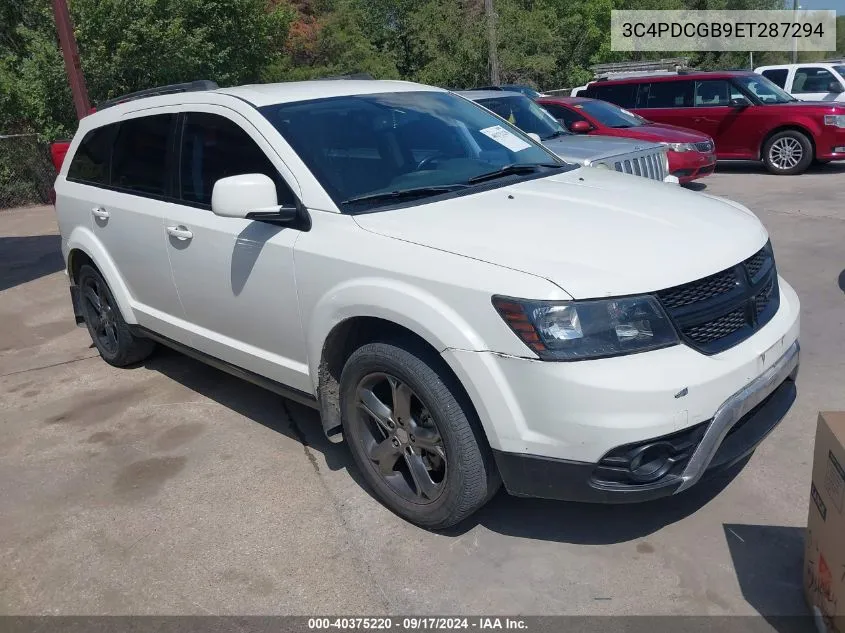 2014 Dodge Journey Crossroad VIN: 3C4PDCGB9ET287294 Lot: 40375220