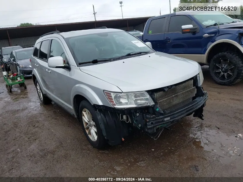 2014 Dodge Journey Sxt VIN: 3C4PDCBB2ET166520 Lot: 40398772