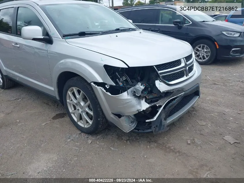 2014 Dodge Journey Sxt VIN: 3C4PDCBB7ET216862 Lot: 40422225