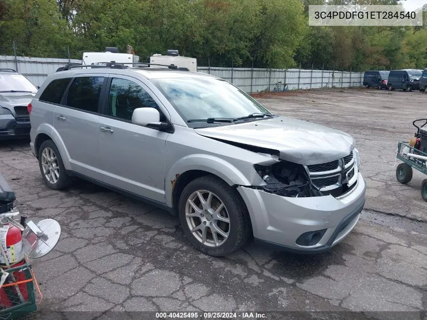 2014 Dodge Journey R/T VIN: 3C4PDDFG1ET284540 Lot: 40425495