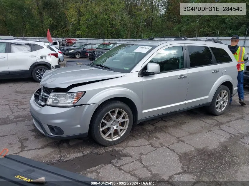 2014 Dodge Journey R/T VIN: 3C4PDDFG1ET284540 Lot: 40425495