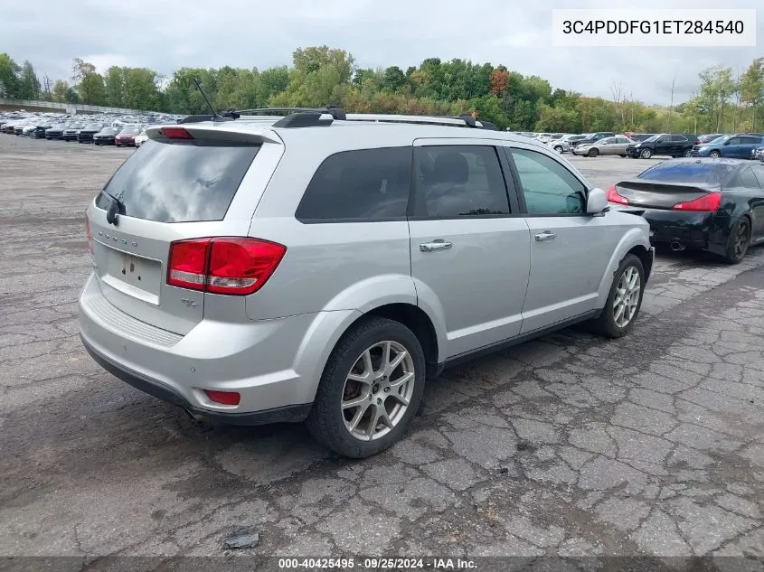 2014 Dodge Journey R/T VIN: 3C4PDDFG1ET284540 Lot: 40425495