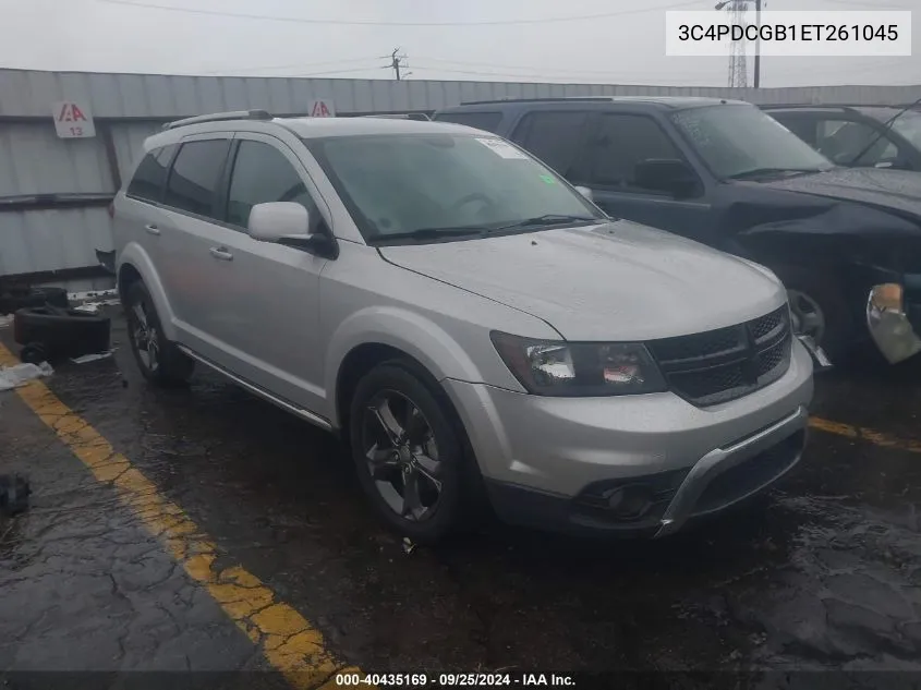 2014 Dodge Journey Crossroad VIN: 3C4PDCGB1ET261045 Lot: 40435169