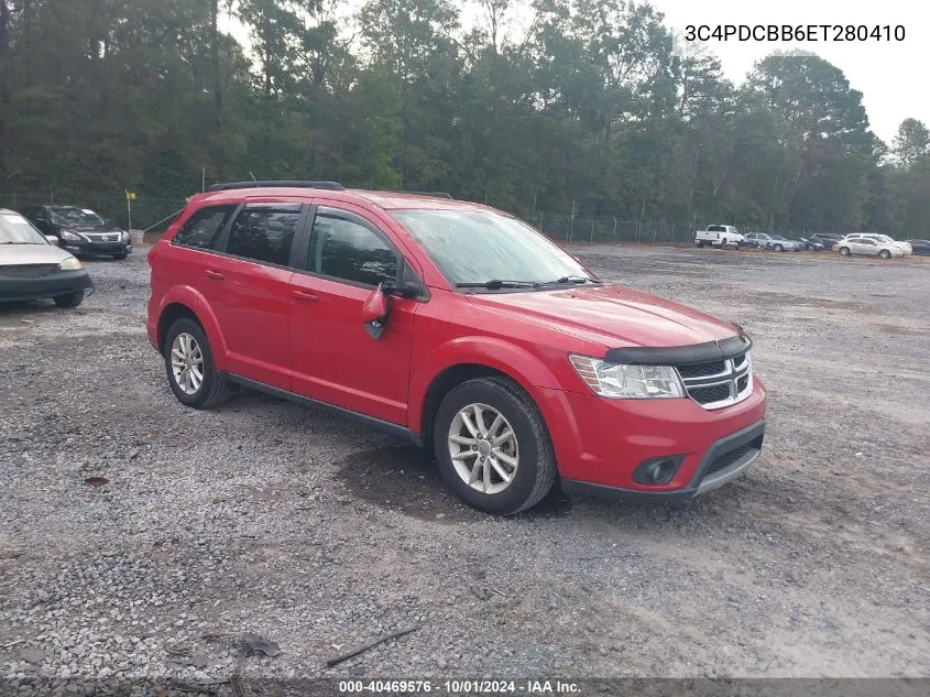 2014 Dodge Journey Sxt VIN: 3C4PDCBB6ET280410 Lot: 40469576