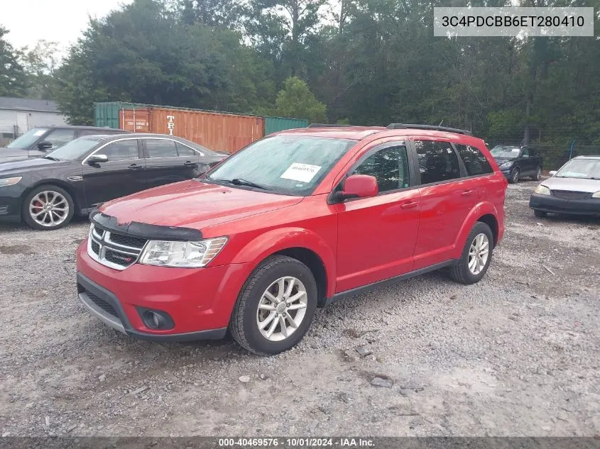 2014 Dodge Journey Sxt VIN: 3C4PDCBB6ET280410 Lot: 40469576