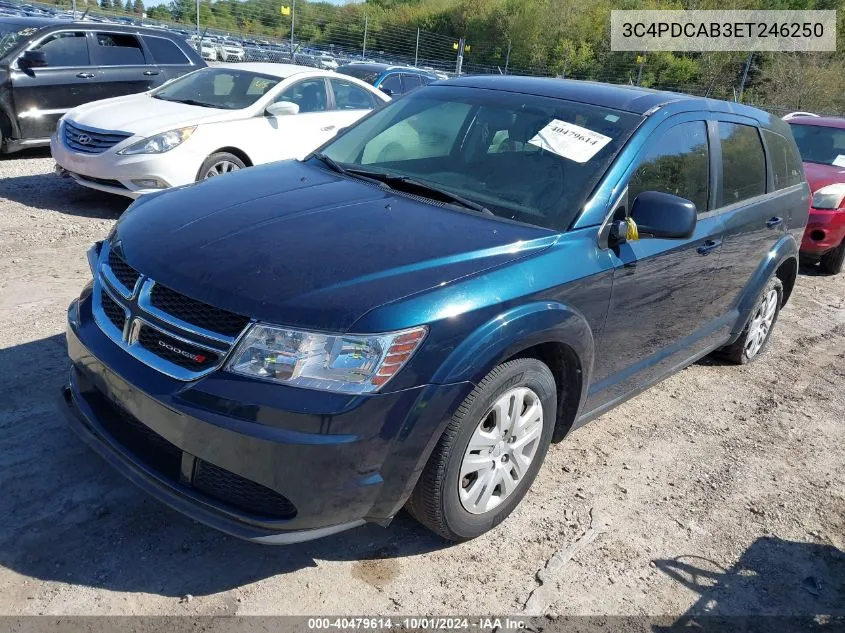 2014 Dodge Journey American Value Pkg VIN: 3C4PDCAB3ET246250 Lot: 40479614