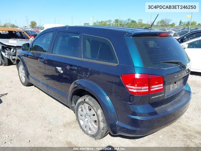 2014 Dodge Journey American Value Pkg VIN: 3C4PDCAB3ET246250 Lot: 40479614