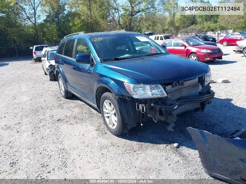 2014 Dodge Journey Sxt VIN: 3C4PDCBG2ET112484 Lot: 40494193