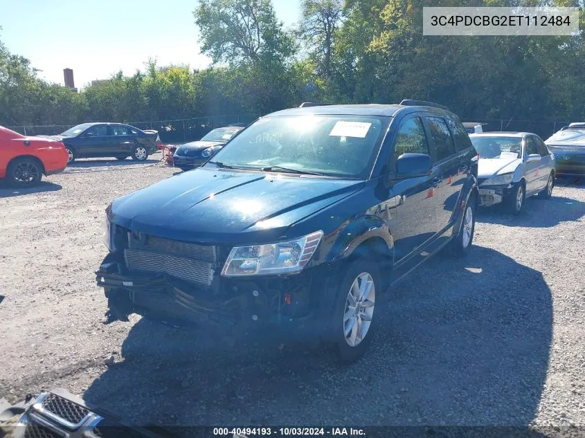 2014 Dodge Journey Sxt VIN: 3C4PDCBG2ET112484 Lot: 40494193