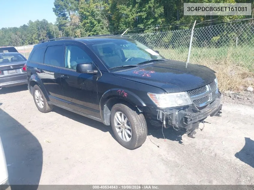 2014 Dodge Journey Sxt VIN: 3C4PDCBG5ET161081 Lot: 40534843