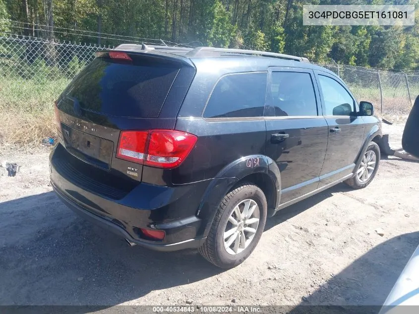 2014 Dodge Journey Sxt VIN: 3C4PDCBG5ET161081 Lot: 40534843