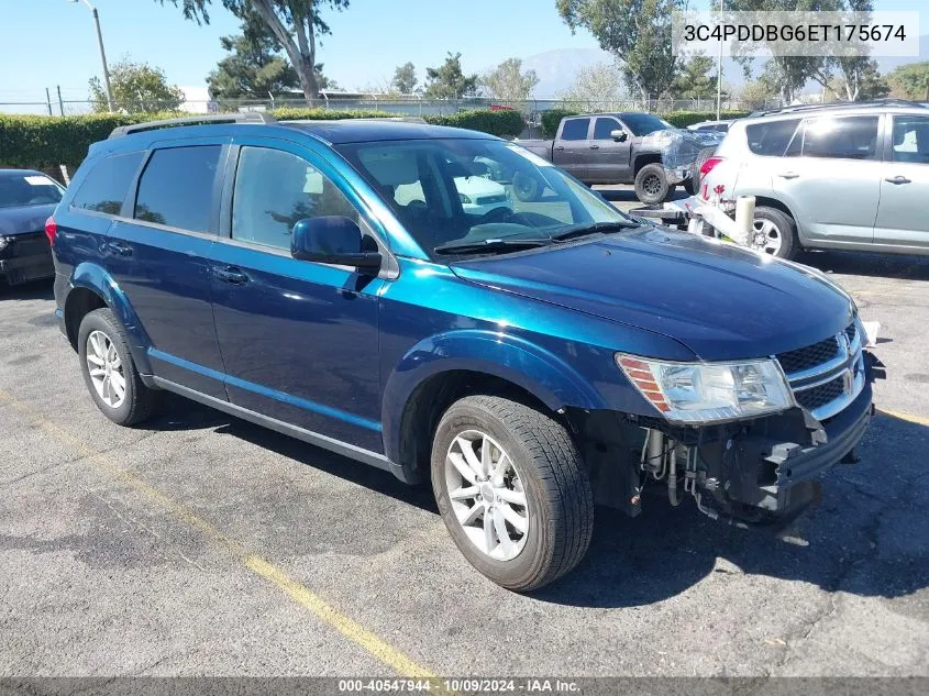 2014 Dodge Journey Sxt VIN: 3C4PDDBG6ET175674 Lot: 40547944