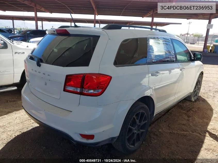 3C4PDCBG6ET236953 2014 Dodge Journey Sxt