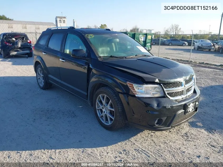 2014 Dodge Journey Limited VIN: 3C4PDDDG8ET152166 Lot: 40556257