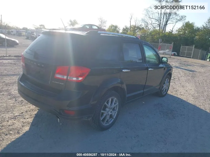 2014 Dodge Journey Limited VIN: 3C4PDDDG8ET152166 Lot: 40556257