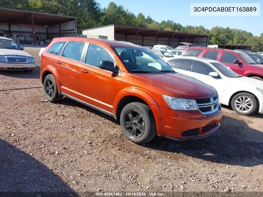 2014 Dodge Journey American Value Pkg VIN: 3C4PDCAB0ET163889 Lot: 40567462