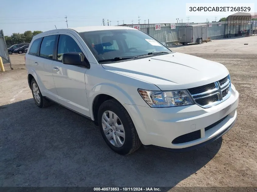 2014 Dodge Journey American Value Pkg VIN: 3C4PDCAB2ET268529 Lot: 40573853