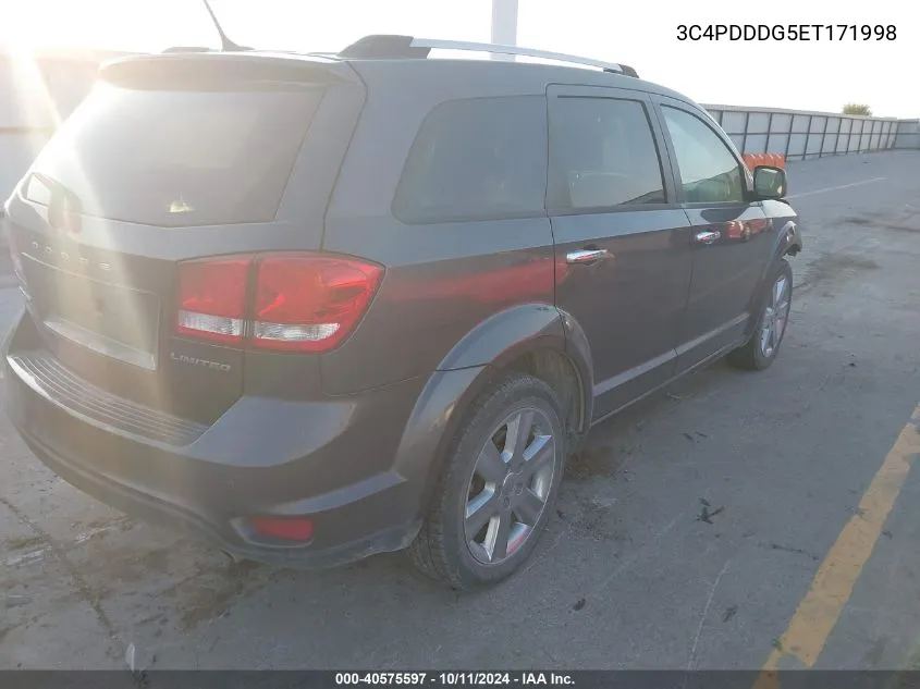 2014 Dodge Journey Limited VIN: 3C4PDDDG5ET171998 Lot: 40575597