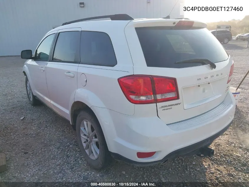 2014 Dodge Journey Sxt VIN: 3C4PDDBG0ET127460 Lot: 40580830