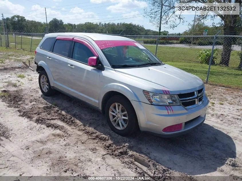 2014 Dodge Journey American Value Pkg VIN: 3C4PDCAB2ET132532 Lot: 40607306