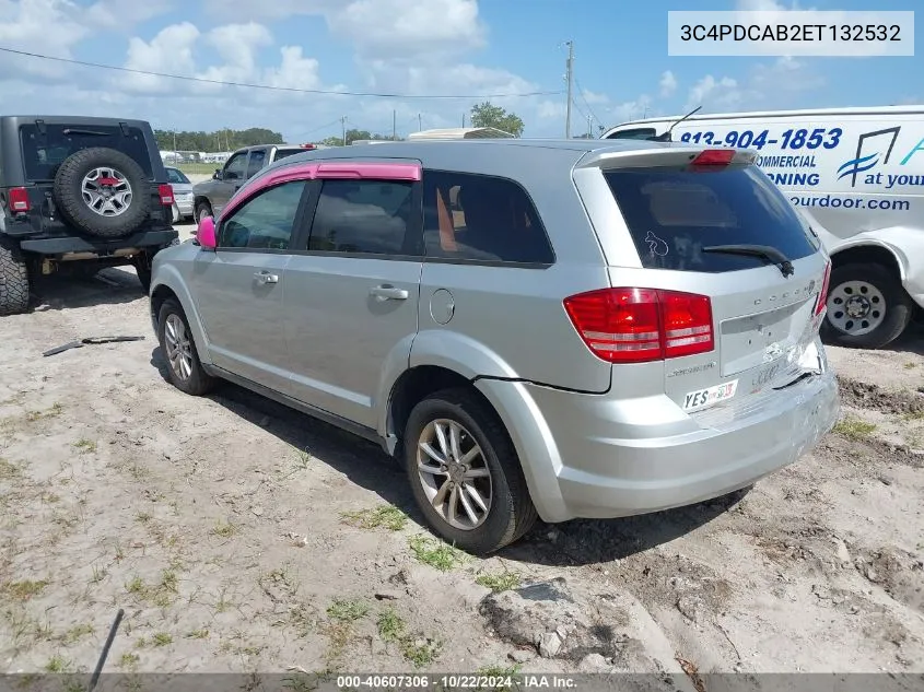 2014 Dodge Journey American Value Pkg VIN: 3C4PDCAB2ET132532 Lot: 40607306