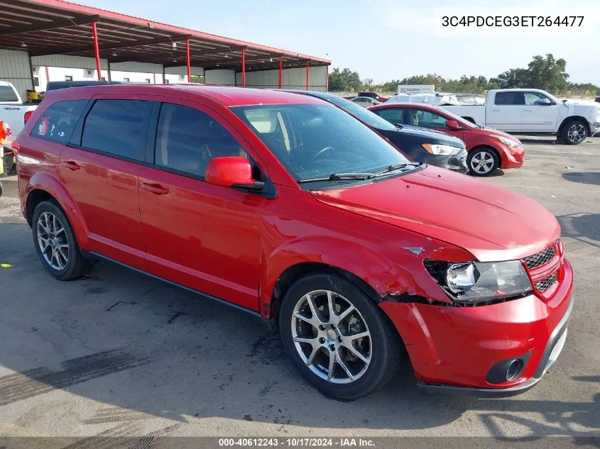 2014 Dodge Journey R/T VIN: 3C4PDCEG3ET264477 Lot: 40612243