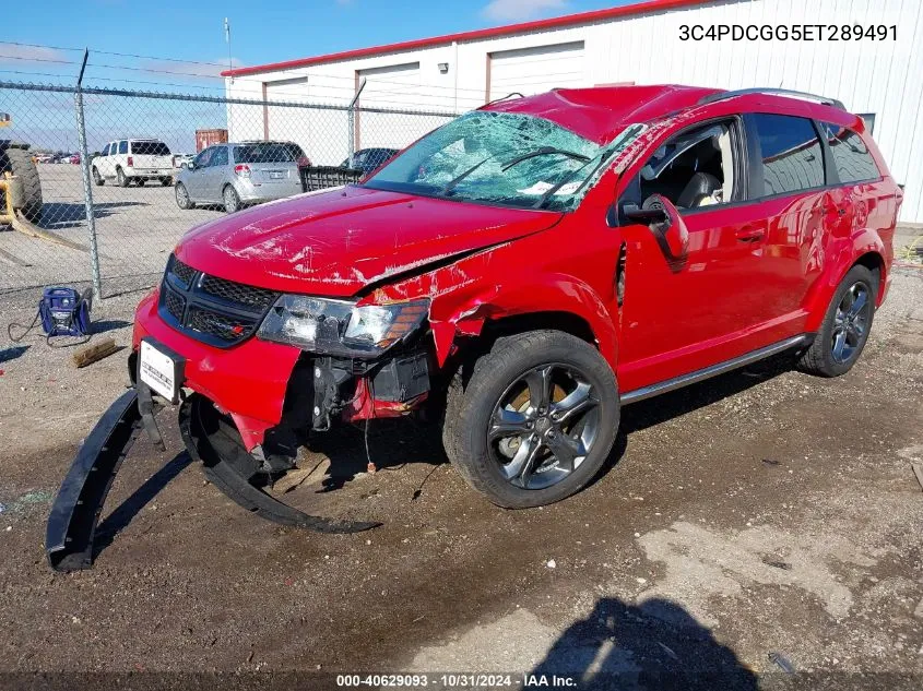 2014 Dodge Journey Crossroad VIN: 3C4PDCGG5ET289491 Lot: 40629093