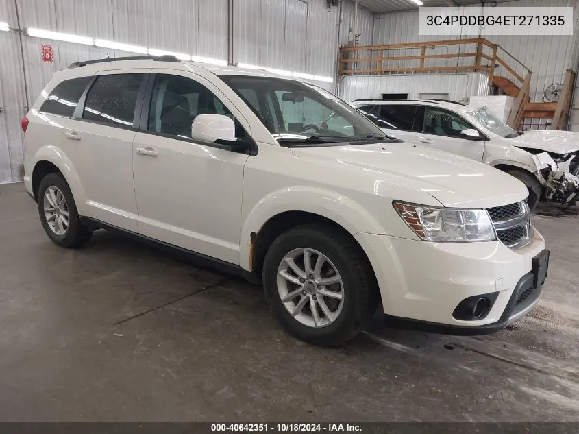 2014 Dodge Journey Sxt VIN: 3C4PDDBG4ET271335 Lot: 40642351