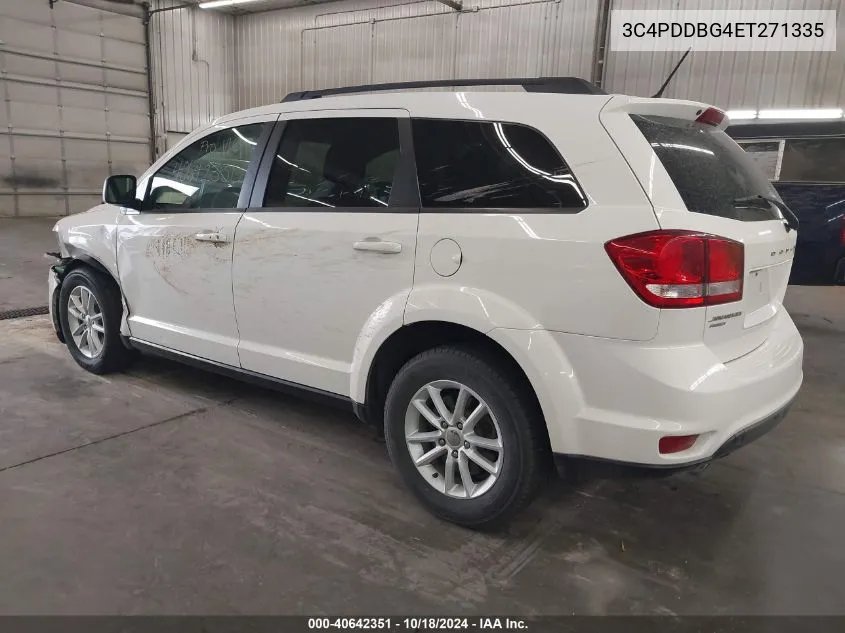 2014 Dodge Journey Sxt VIN: 3C4PDDBG4ET271335 Lot: 40642351