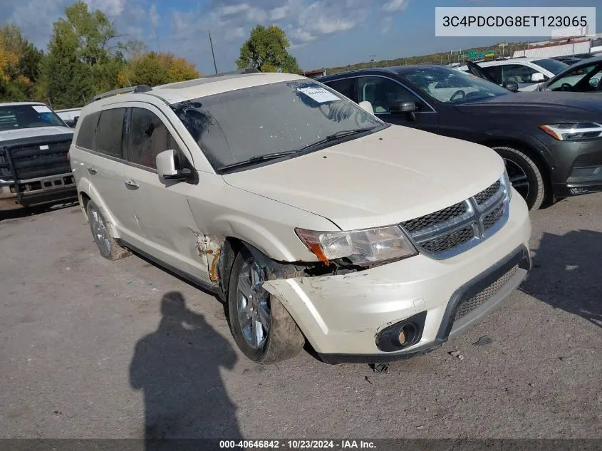 2014 Dodge Journey Limited VIN: 3C4PDCDG8ET123065 Lot: 40646842