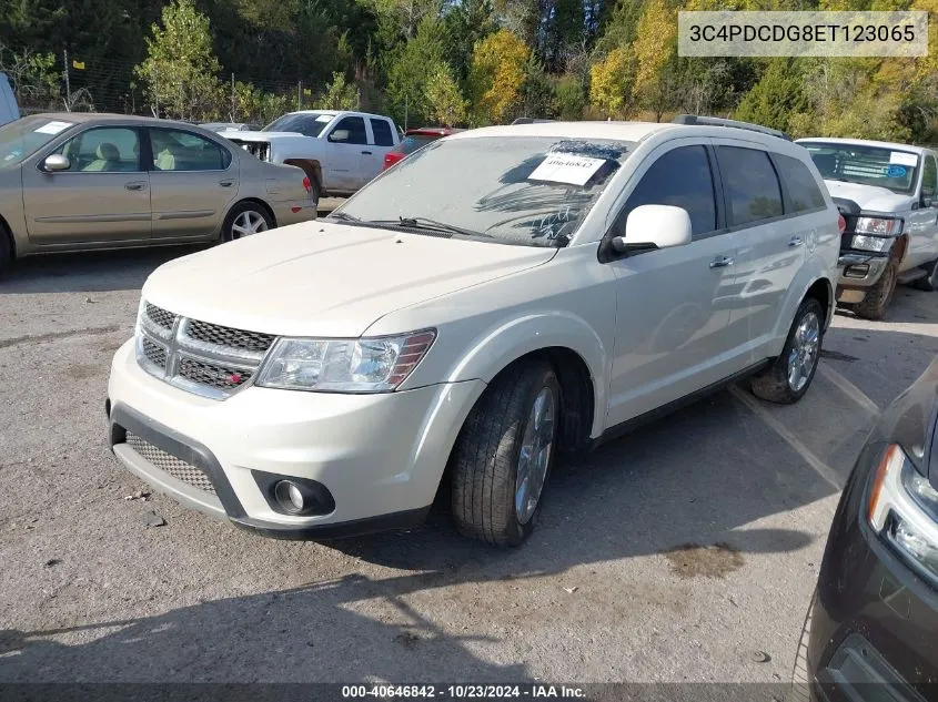 2014 Dodge Journey Limited VIN: 3C4PDCDG8ET123065 Lot: 40646842