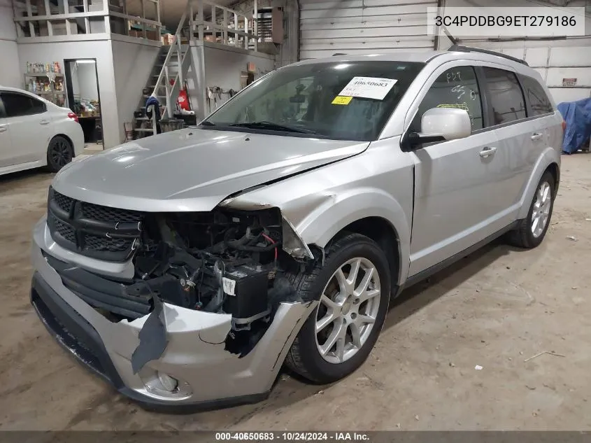 2014 Dodge Journey Sxt VIN: 3C4PDDBG9ET279186 Lot: 40650683