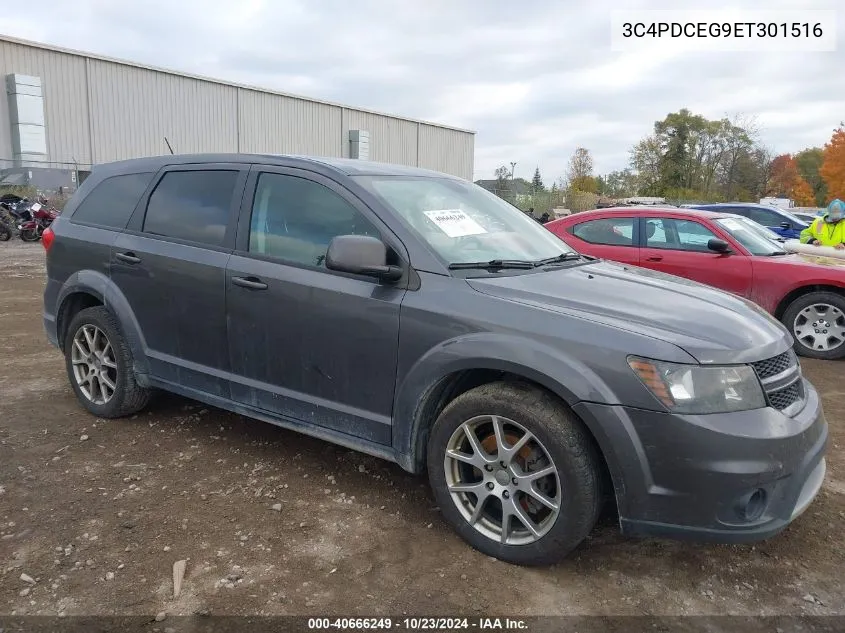 2014 Dodge Journey R/T VIN: 3C4PDCEG9ET301516 Lot: 40666249