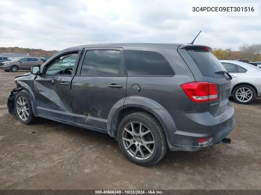 2014 Dodge Journey R/T VIN: 3C4PDCEG9ET301516 Lot: 40666249