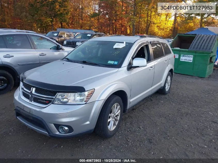 2014 Dodge Journey Sxt VIN: 3C4PDDBG1ET127953 Lot: 40673903