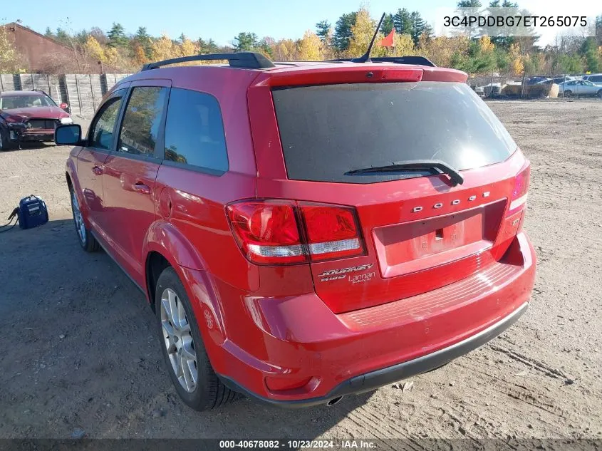 2014 Dodge Journey Sxt VIN: 3C4PDDBG7ET265075 Lot: 40678082