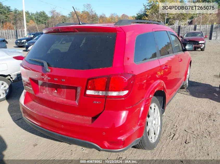 2014 Dodge Journey Sxt VIN: 3C4PDDBG7ET265075 Lot: 40678082