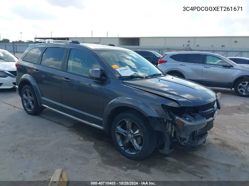 3C4PDCGGXET261671 2014 Dodge Journey Crossroad