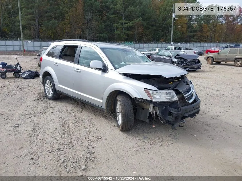 2014 Dodge Journey Sxt VIN: 3C4PDCBG7ET176357 Lot: 40715542