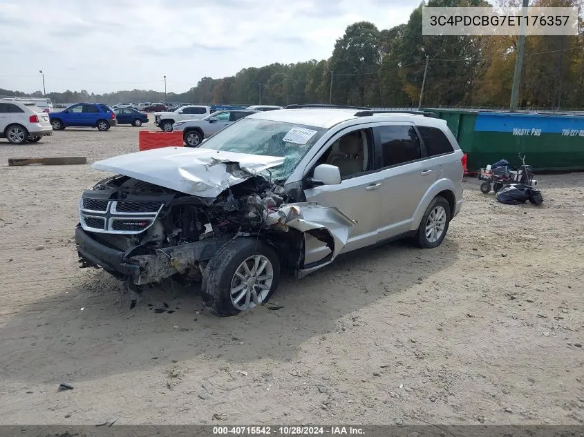 2014 Dodge Journey Sxt VIN: 3C4PDCBG7ET176357 Lot: 40715542