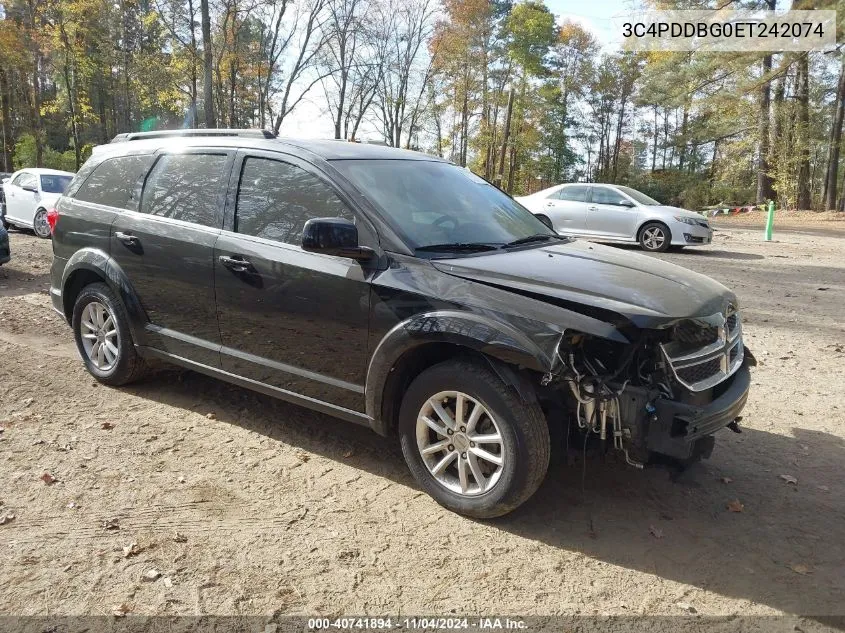 2014 Dodge Journey Sxt VIN: 3C4PDDBG0ET242074 Lot: 40741894