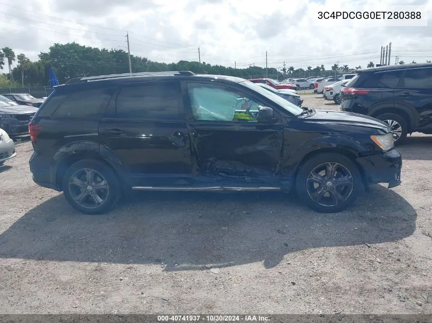 2014 Dodge Journey Crossroad VIN: 3C4PDCGG0ET280388 Lot: 40741937