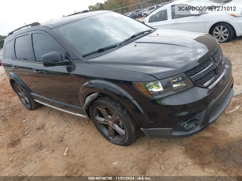 2014 Dodge Journey Crossroad VIN: 3C4PDCGG9ET271012 Lot: 40746798