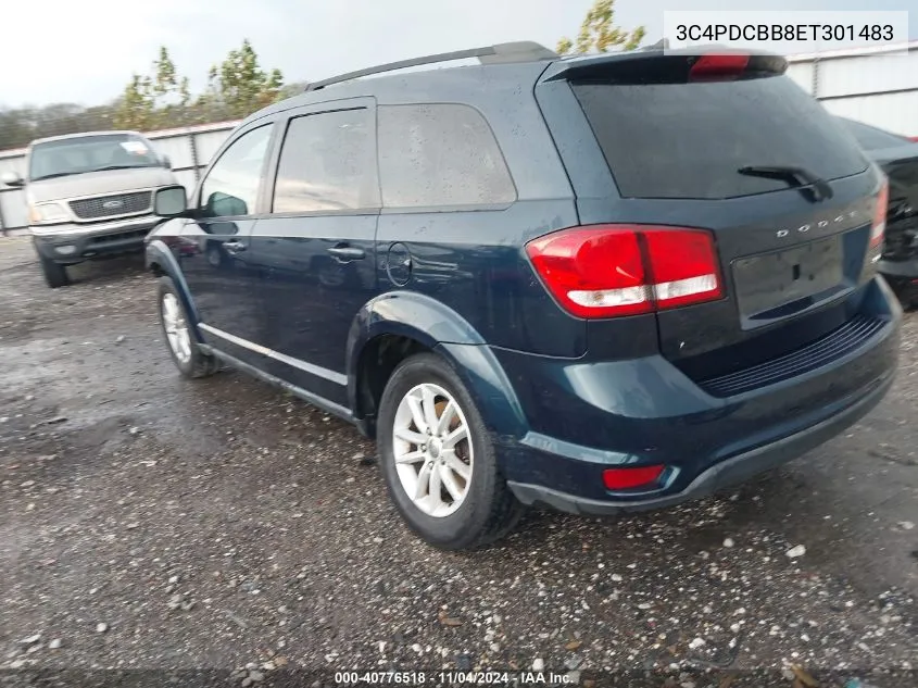 2014 Dodge Journey Sxt VIN: 3C4PDCBB8ET301483 Lot: 40776518