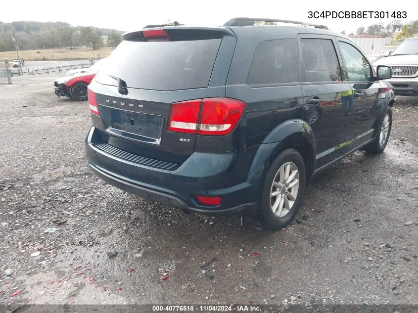 2014 Dodge Journey Sxt VIN: 3C4PDCBB8ET301483 Lot: 40776518