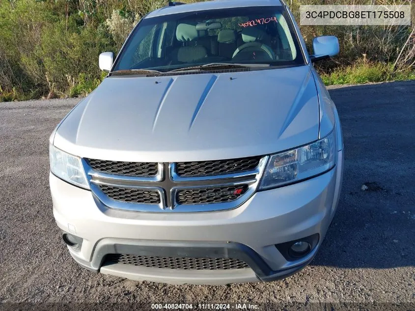 2014 Dodge Journey Sxt VIN: 3C4PDCBG8ET175508 Lot: 40824704