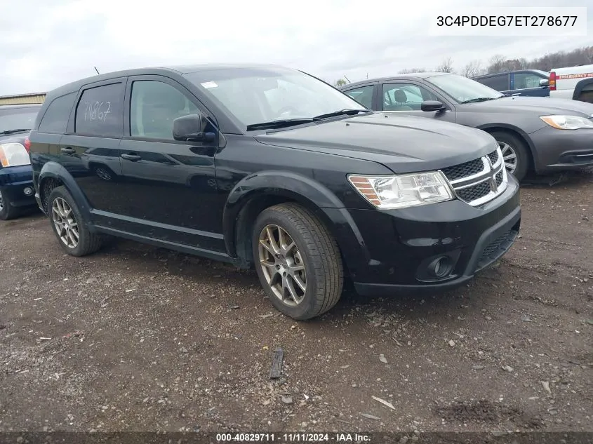 2014 Dodge Journey R/T VIN: 3C4PDDEG7ET278677 Lot: 40829711