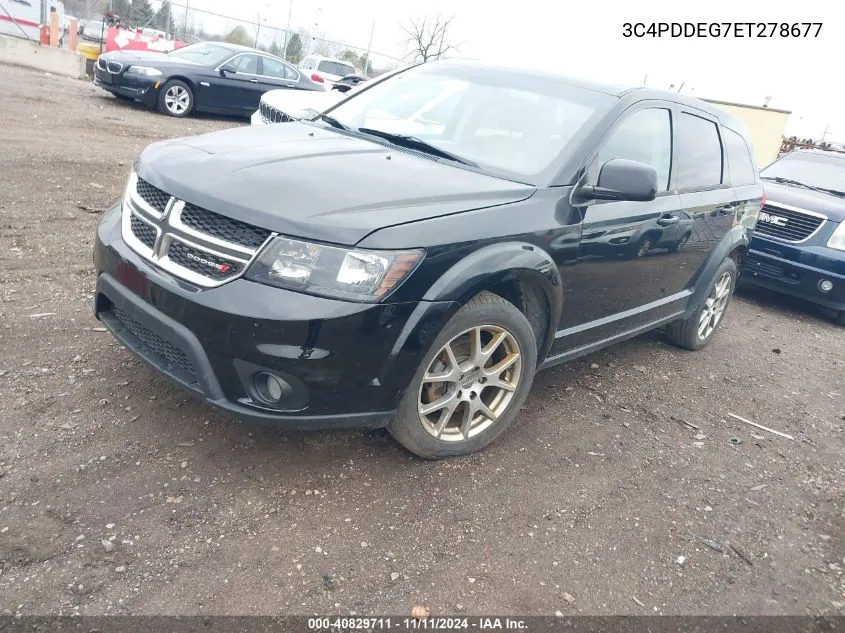 2014 Dodge Journey R/T VIN: 3C4PDDEG7ET278677 Lot: 40829711